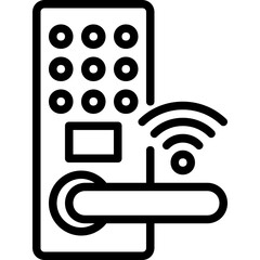 Smart door icon