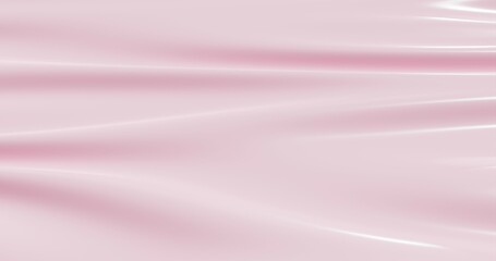 Pink cloth satin texture background. 3d rendering.	