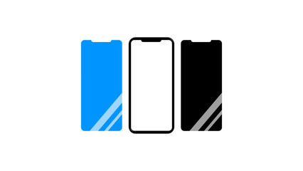 iPhone monitor and frame illustration