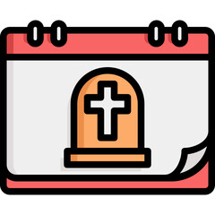 Obraz premium Memorial day icon