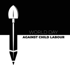 Child Labour Day Social Media Flyer Concept