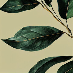 Fototapeta na wymiar Abstract green leaf texture, nature background