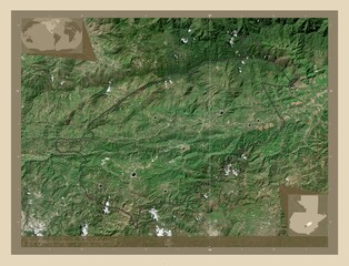 El Progreso, Guatemala. High-res satellite. Major cities