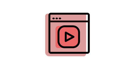 Video player symbol