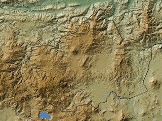 Jalapa, Guatemala. Physical. No legend