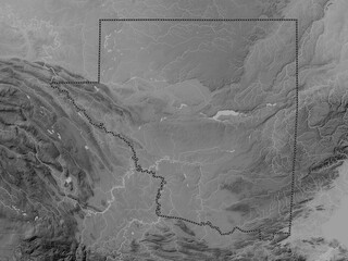 Peten, Guatemala. Grayscale. No legend