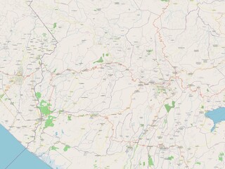Quezaltenango, Guatemala. OSM. No legend