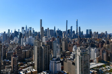 Fototapeta na wymiar Billionaires Row - New York City