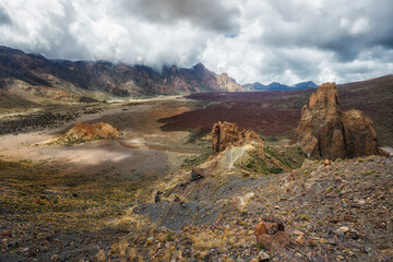 Teide National Park, under the Teide volcano, Tenerife, Canary Islands