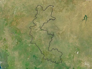 Faranah, Guinea. High-res satellite. No legend