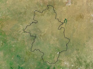 Kankan, Guinea. High-res satellite. No legend