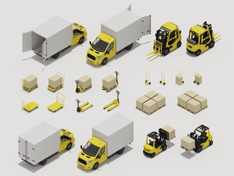 3d rendering transport delivery
