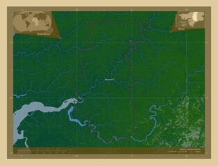 Bafata, Guinea-Bissau. Physical. Labelled points of cities