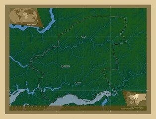 Oio, Guinea-Bissau. Physical. Labelled points of cities