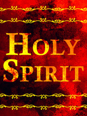 Chrześcijański plakat Holy Spirit - obrazy, fototapety, plakaty
