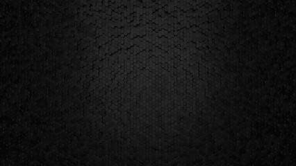 Fototapeta premium 3D Futuristic hexagonal background Abstract geometric grid pattern