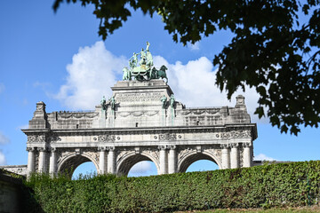 Obraz premium Belgique Bruxelles monument parc cinquantenaire arcades