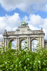 Belgique Bruxelles monument parc cinquantenaire arcades