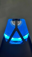 Computer motherboard components. peripheral connectors. network usb ports CPU lights.