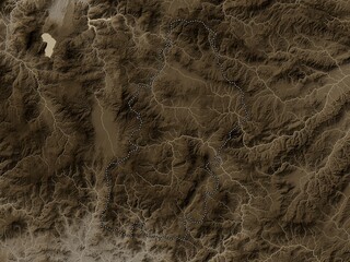 Francisco Morazan, Honduras. Sepia. No legend