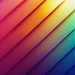Colorful bright lines diagonal gradient stripes background. Multicolored neon palette spectrum vibrant striped colour illustration creative stylish trendy backdrop.
