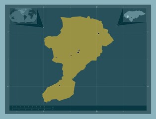 Intibuca, Honduras. Solid. Major cities