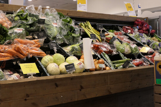 Fruit and vegetable in SuperValu Comber Newtownards County Down Northern Ireland 01-10-22