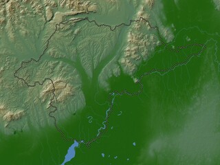 Borsod-Abauj-Zemplen, Hungary. Physical. No legend