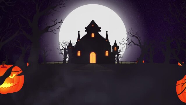 Halloween Background 4K animation V1