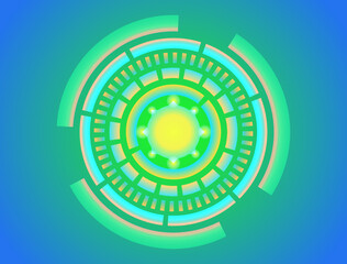 Abstract Technology Background for all Digital