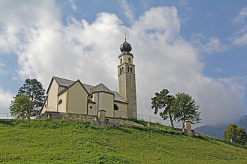 l'antica Chiesa di San Sebastiano a Pieve Tesino (Trentino)
