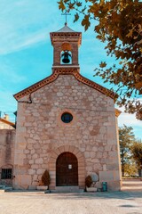 Fototapeta premium Church of Colònia de Sant Corneli, municipality of Cercs, Berguedà region Spain