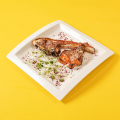 grilled chicken with vegetables