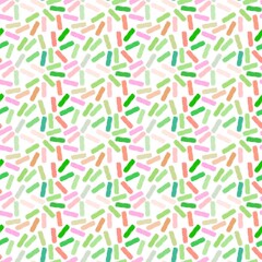 Sugar sprinkles seamless birthday cake pattern for wrapping and kids clothes print and holidays and fabrics and kitchen