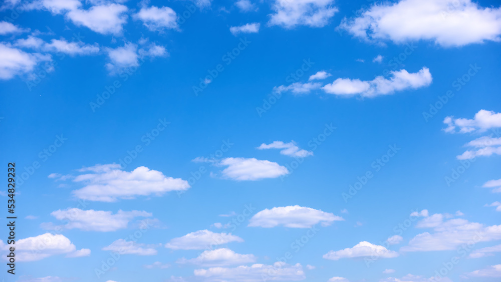 Wall mural summer sky with clouds