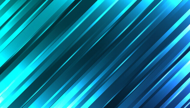 Abstract blue background with diagonal geometric shapes and lines. Modern business background blue rectangles and diagonal lines. Banner for headers, websites, social networks