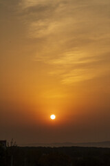 Fototapeta premium sunrise in the clouds
