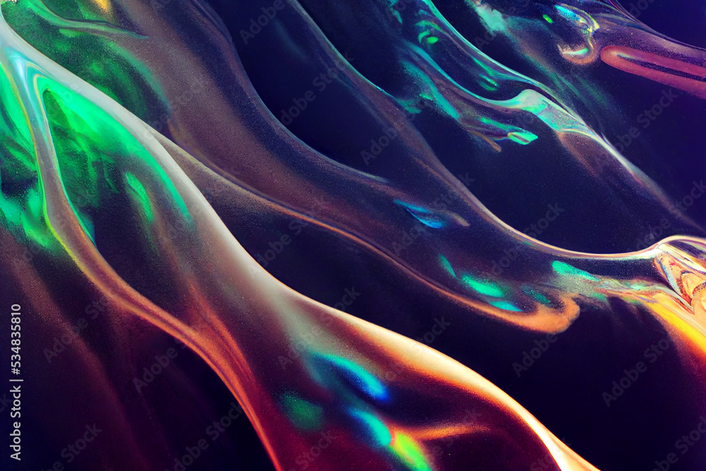 Aufkleber abstract and pattern background in intense iridiscent light colors.blurred abstract modern colored h