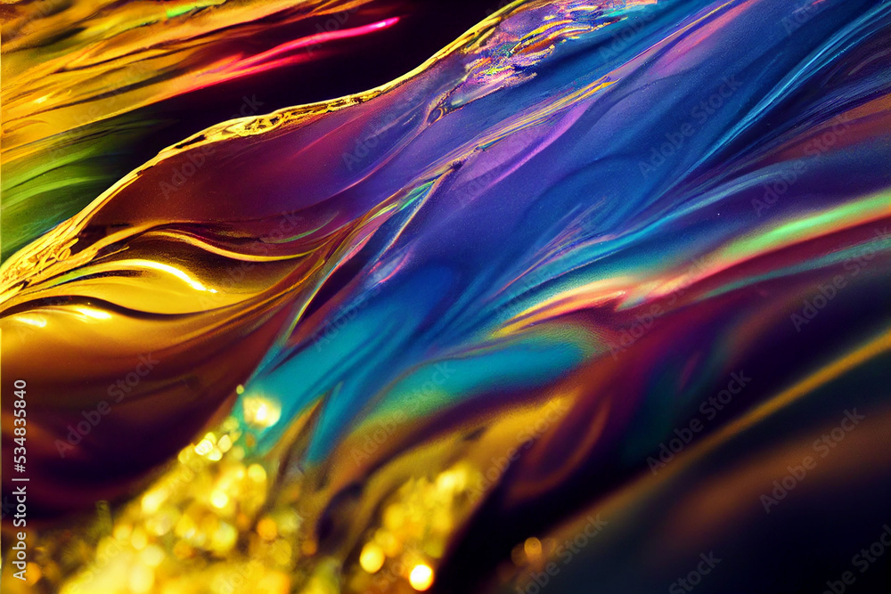 Poster abstract and pattern background in intense iridiscent light colors.blurred abstract modern colored h