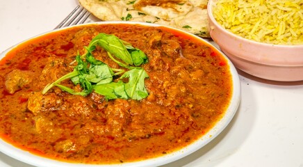 indian curry with rice