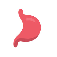 Obraz premium Stomach icon design vector, human body internal organs