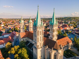 UNESCO-Weltkulturerbe: Naumburger Dom St. Peter und St. Paul (Luftbild)