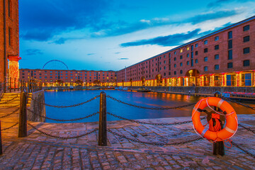 Albert dock in Liverpool, England
