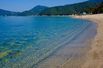 福井県若狭　美浜町の水晶浜とダイヤ浜