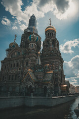 Naklejka premium Savior of the spilled blood, Saint Petersburg, Russia