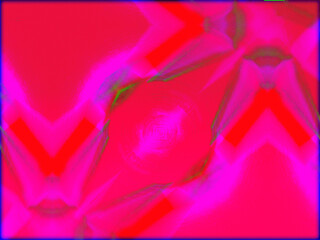 Abstract, Multiple Shades of Colour, and Shapes, within a Border,  digital art