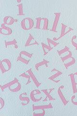 letters on paper or nothing more apart from physical contact