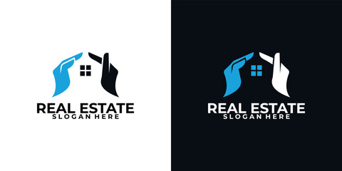 real estate logo icon vector isolated