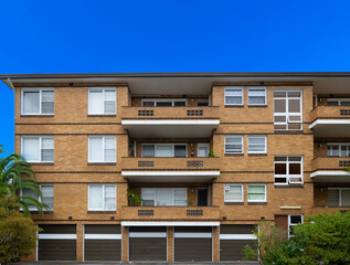 Apartment building in inner Sydney suburb NSW Australia