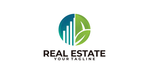 real estate logo icon vector isolated